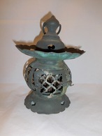 七宝文透釣灯籠 bronze hanging bronze tempe lamp(No1)
