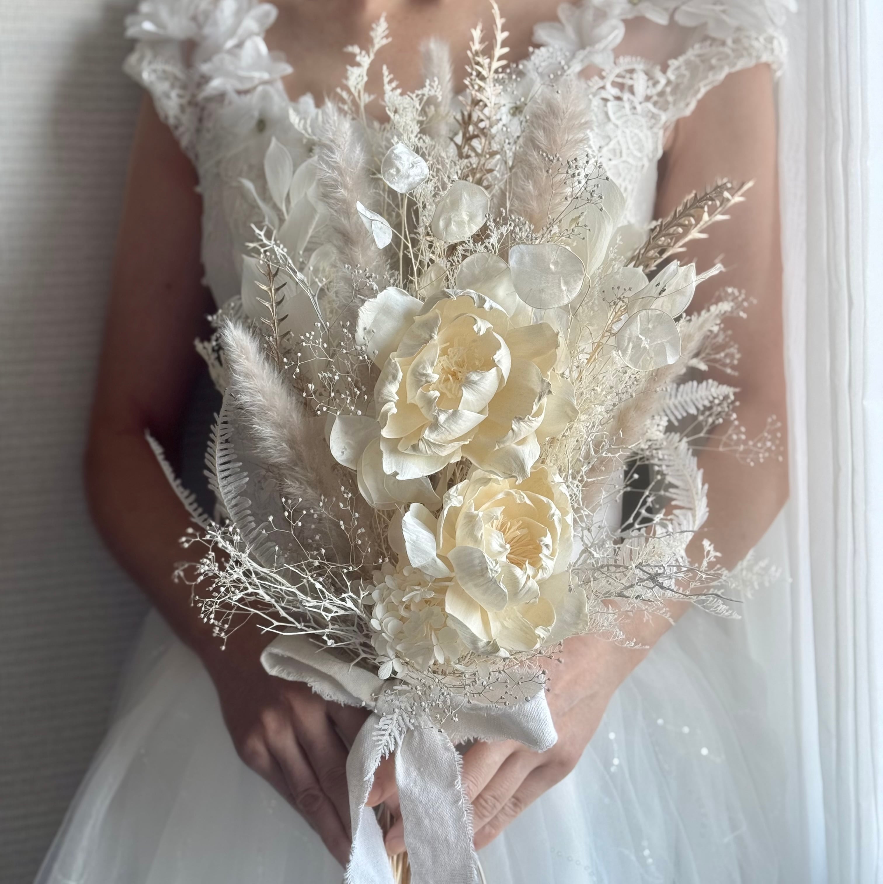 ウェディングブーケ ドライフラワーブーケ 冬ブーケ | Fleur Loke