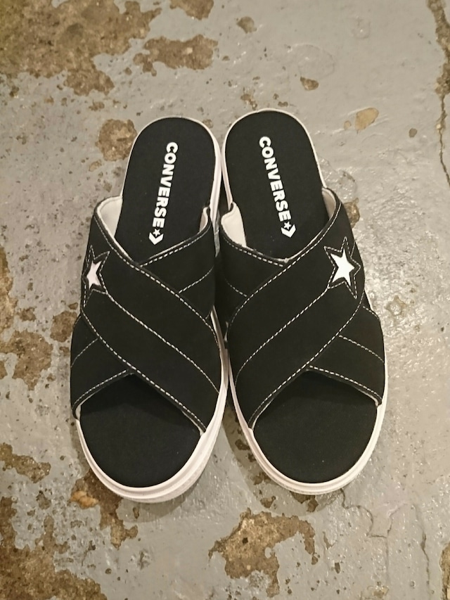 "CONVERSE ONESTAR SANDAL" BLACK/EGRET/WHITE