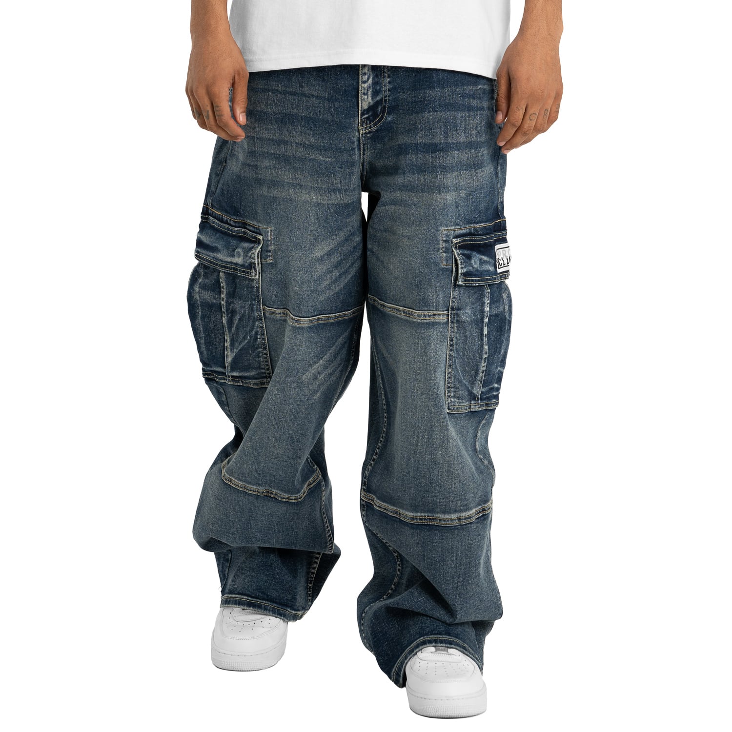GUAPI] Obsidian Black Waxed Spider Denim | WAVY OKINAWA