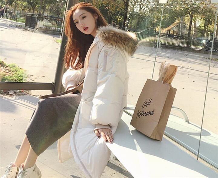 ゆったりする カジュアル コート 冬 ロングセクション コットンジャケット INSスタイル エレガント