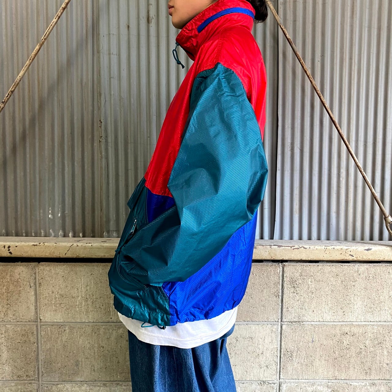 90s Columbia 中綿アノラックジャケットXL オールドコロンビア 古着 