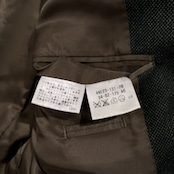 Paul Stuart ポールスチュアート カシミヤ混 テーラードジャケット 94-82-175 A6 /グリーン系/三陽商会/メンズ/重ねボタン