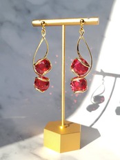 CHERRY *red* -orecchini-