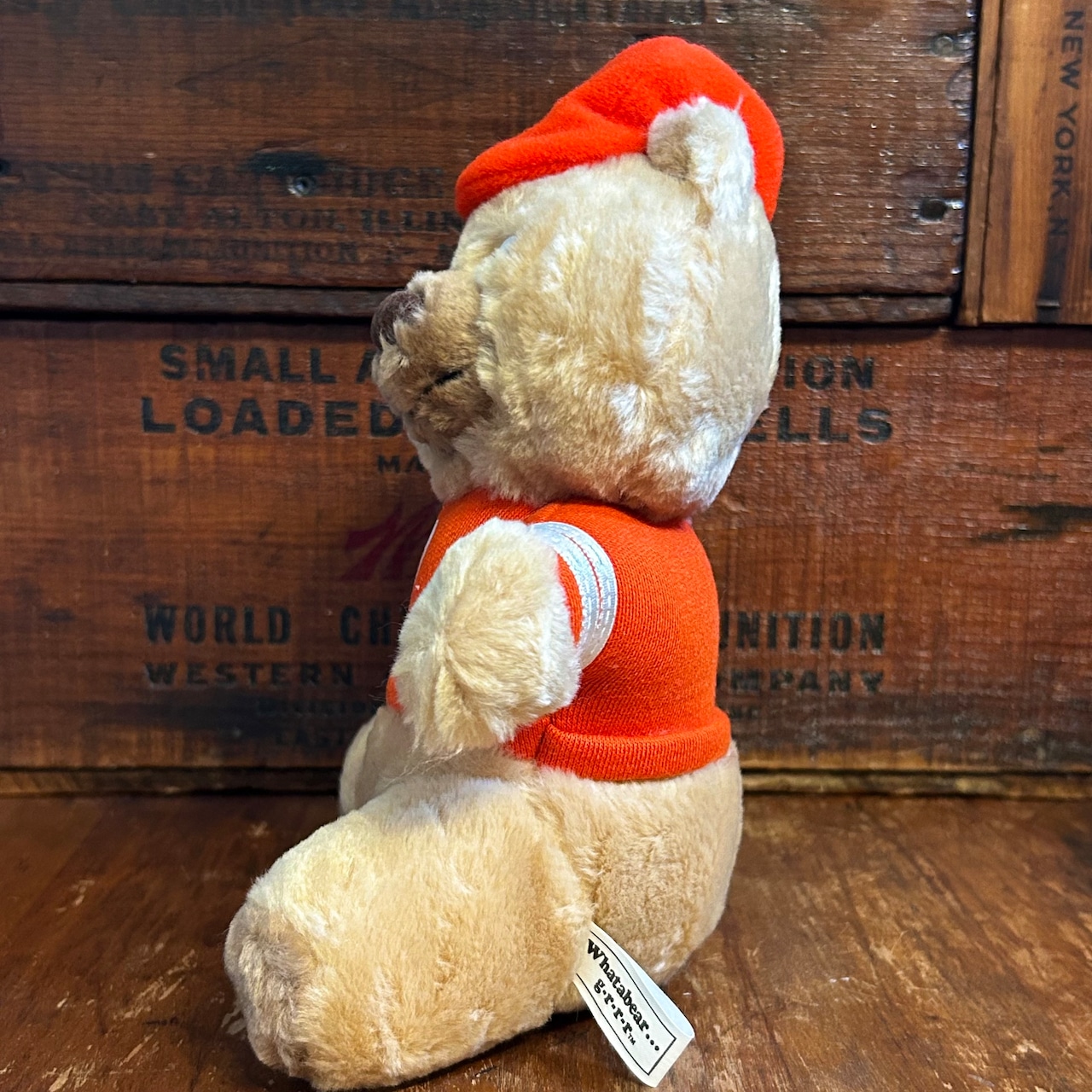 1980 Vintage Whataburger Whatabear Plush ワタバーガー ワタベア ヴィンテージ くま ぬいぐるみ