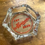 1960s HIGHLANDER BEER ハイランダービール ヴィンテージ ガラス アッシュトレイ 灰皿 MISSOULA MONTANA USA