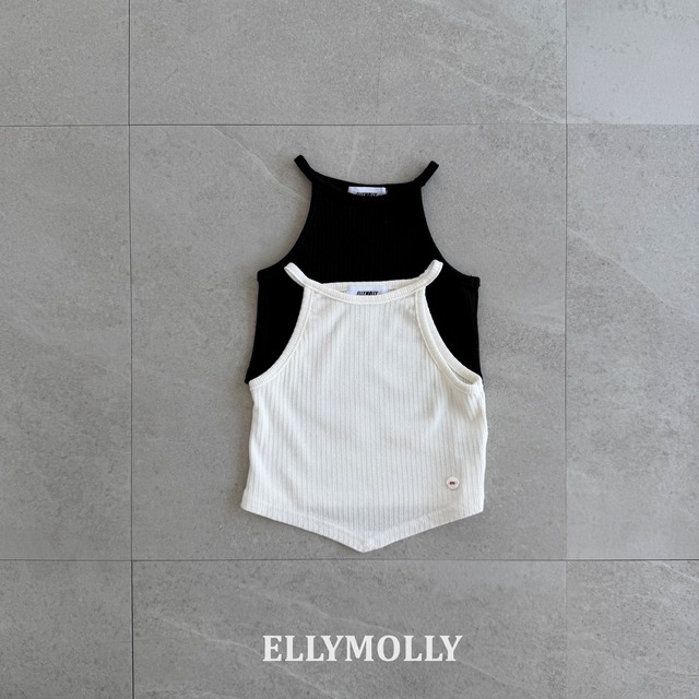 [予約][送料無料]≪ELLY MOLLY≫Clean V-Cut Sleeveless Top 53