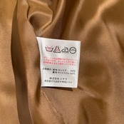 カシミヤ100% MIA CARNA ミアカーナ 毛皮 ファー付き ステンカラー コート カシミア サイズ 9 /キャメル/ニチワ/レディース