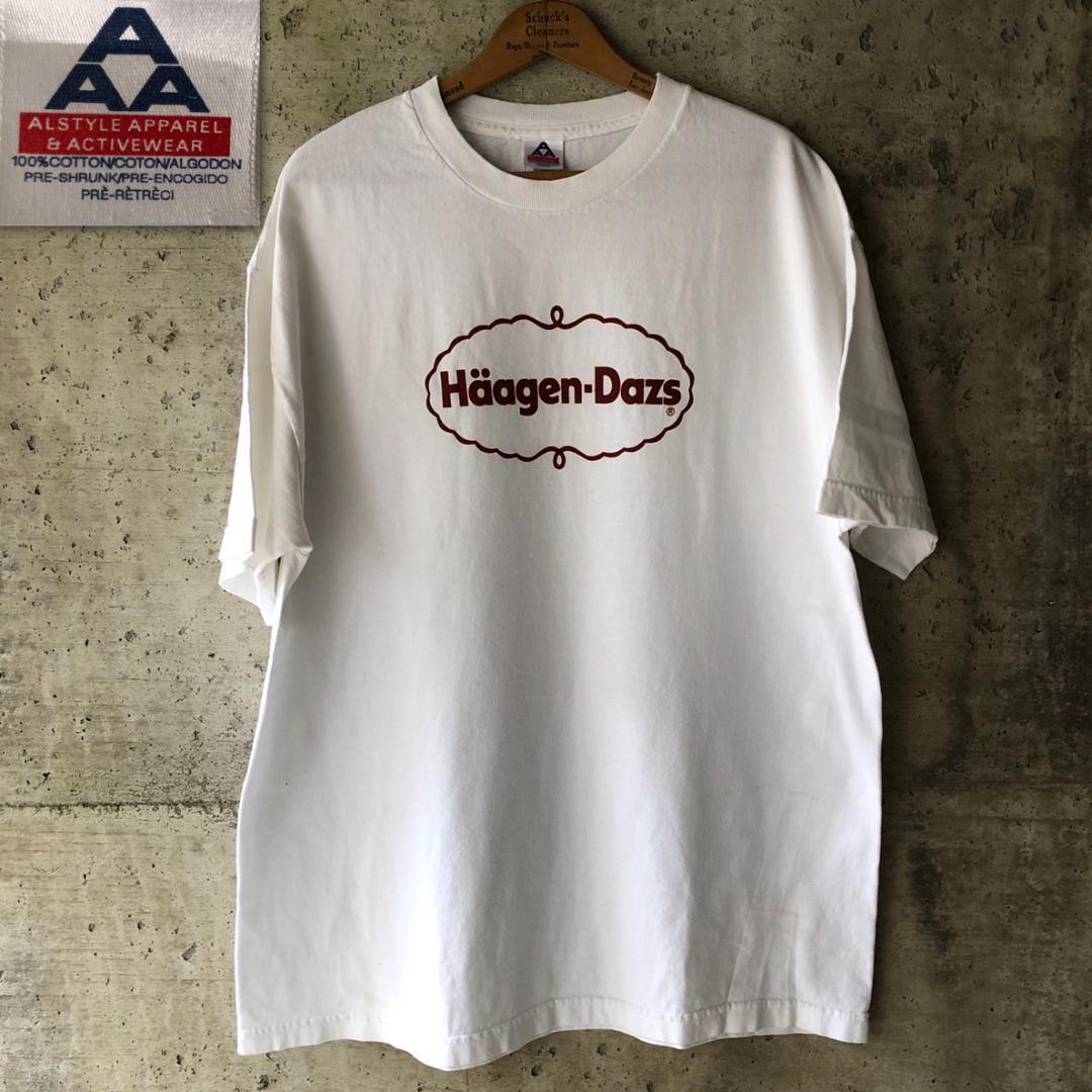 XZ748 00s Tシャツ haagen dazs ハーゲンダッツ アイス | ビンテージ