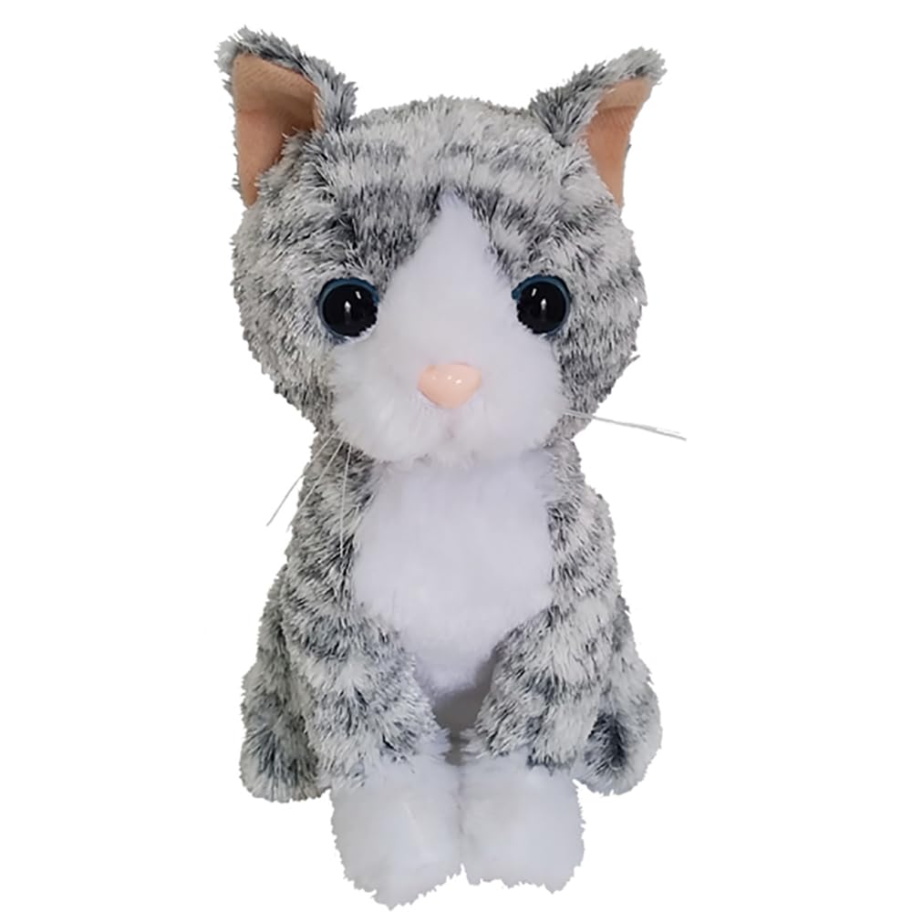 激レア TEDDIES TO GO ビバリーホワイト ぬいぐるみキット 猫 BESTEVER】プレミアムキティ Premium Kitty ぬいぐるみ 猫 サバトラ