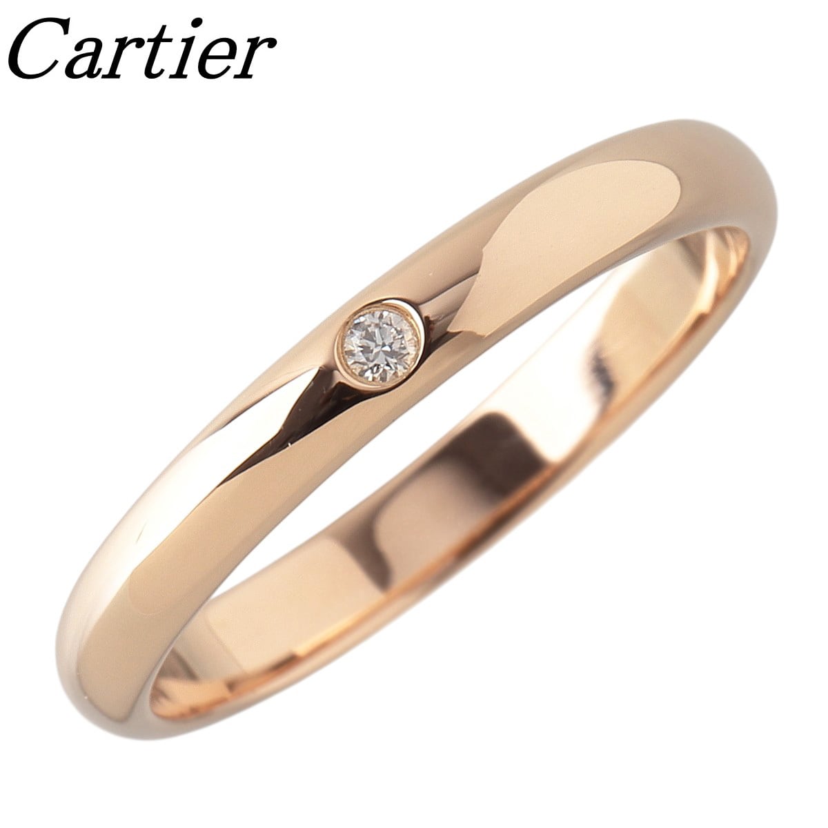 カルティエ 1895 ウェディング ダイヤ リング #47【23560】 カルティエ 1895 ウェディング ダイヤ リング #47【23560】