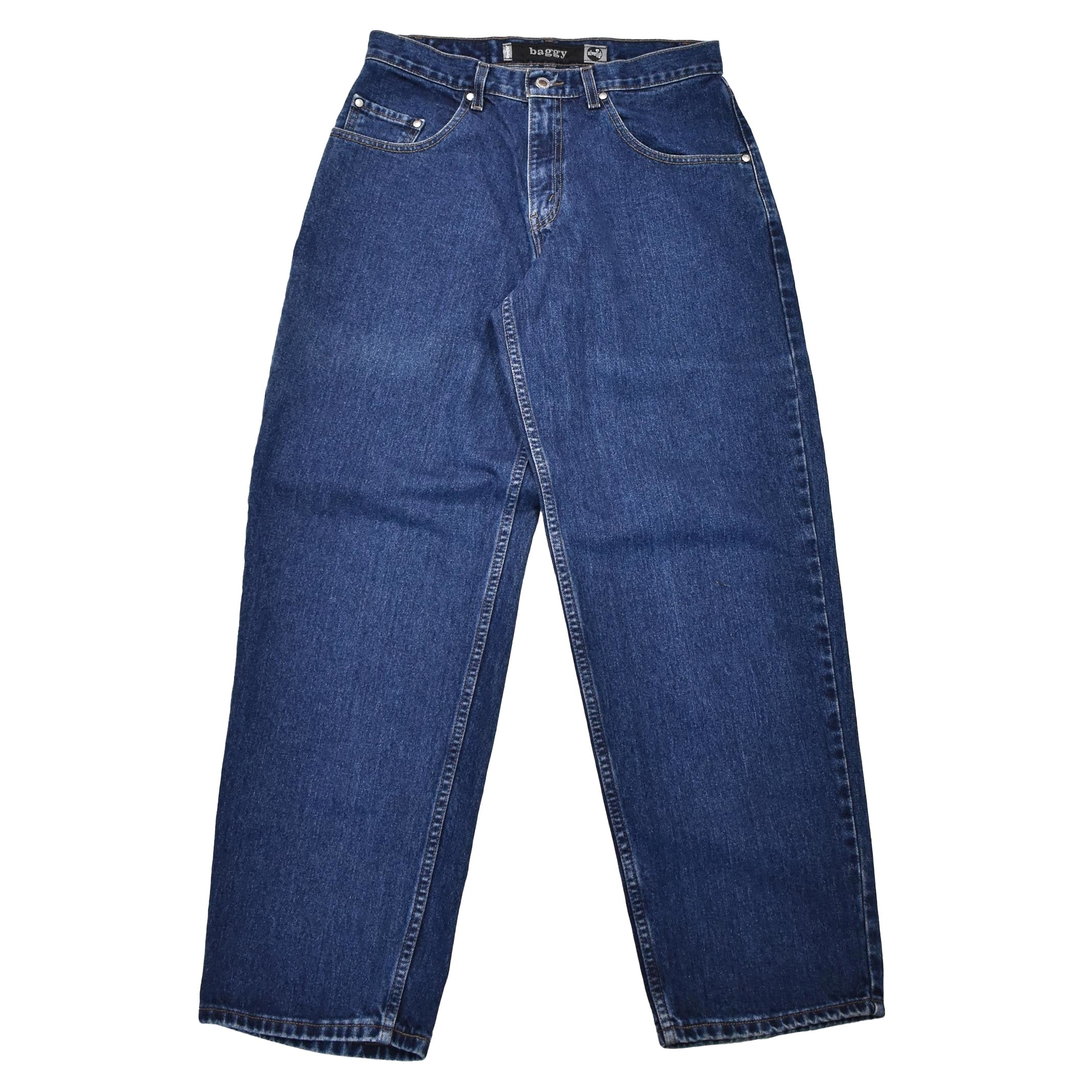 パンツ 00s Anchor Blue Beyond Baggy Denim 31/30] 00's Anchor Blue Beyond Baggy Denim Pant Black | mongos