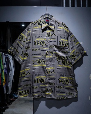 【add (C) vintage】“純遊人” Logo Pattern Vintage Loose S/S Shirt