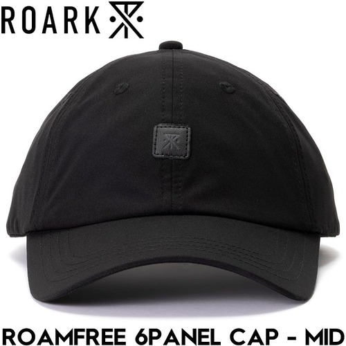 THE ROARK REVIVAL ロアークリバイバル ROAMFREE 6PANEL CAP - MID 帽子 ストラップキャップ RHJ1151-BLK 日本代理店正規品