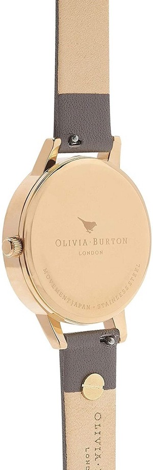 OLIVIA BURTON オリビアバートン フローラル OB16EG109 ホワイト×グレー レザー 腕時計 レディース