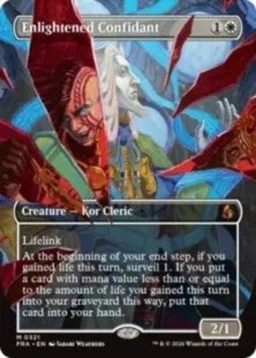 MTG《光の腹心/Enlightened Confidant(FRA)》英語 ボーダーレス の商品画像