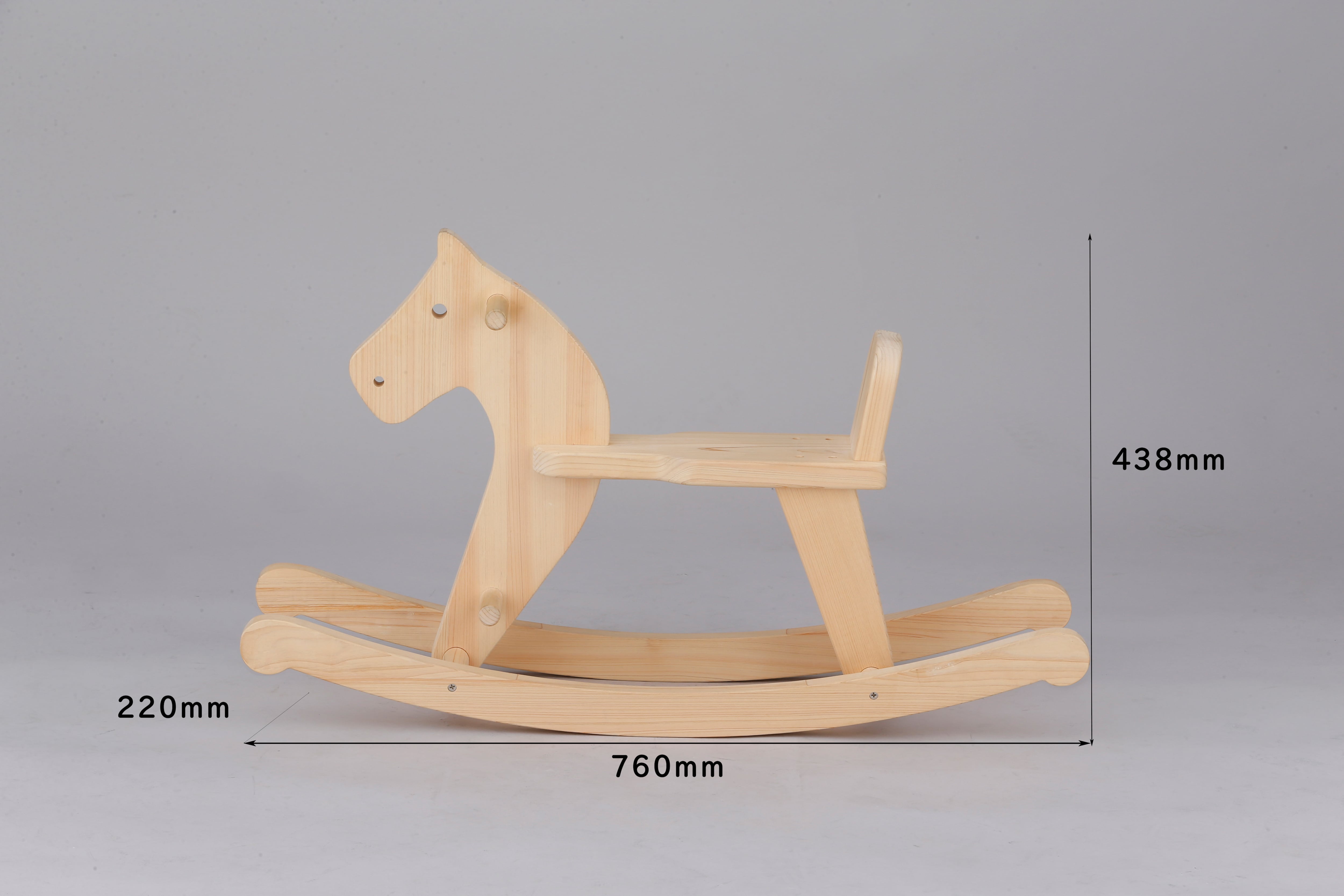 木馬 Rocking Horse | 木のおもちゃ 誕生日祝い 体を動かす | 木の