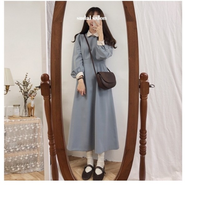 韓国 ファッション ワンピース レディース 無地 ワンピース ロングワンピース 長袖 黒 切り替え 韓国系 レディース ワンピース カジュア Basecamp49 韓国 ファッション ワンピース レディース 無地 ワンピース ロングワンピース 長袖 黒 切り替え 韓国系 レディース ワンピース カジュア Basecamp49