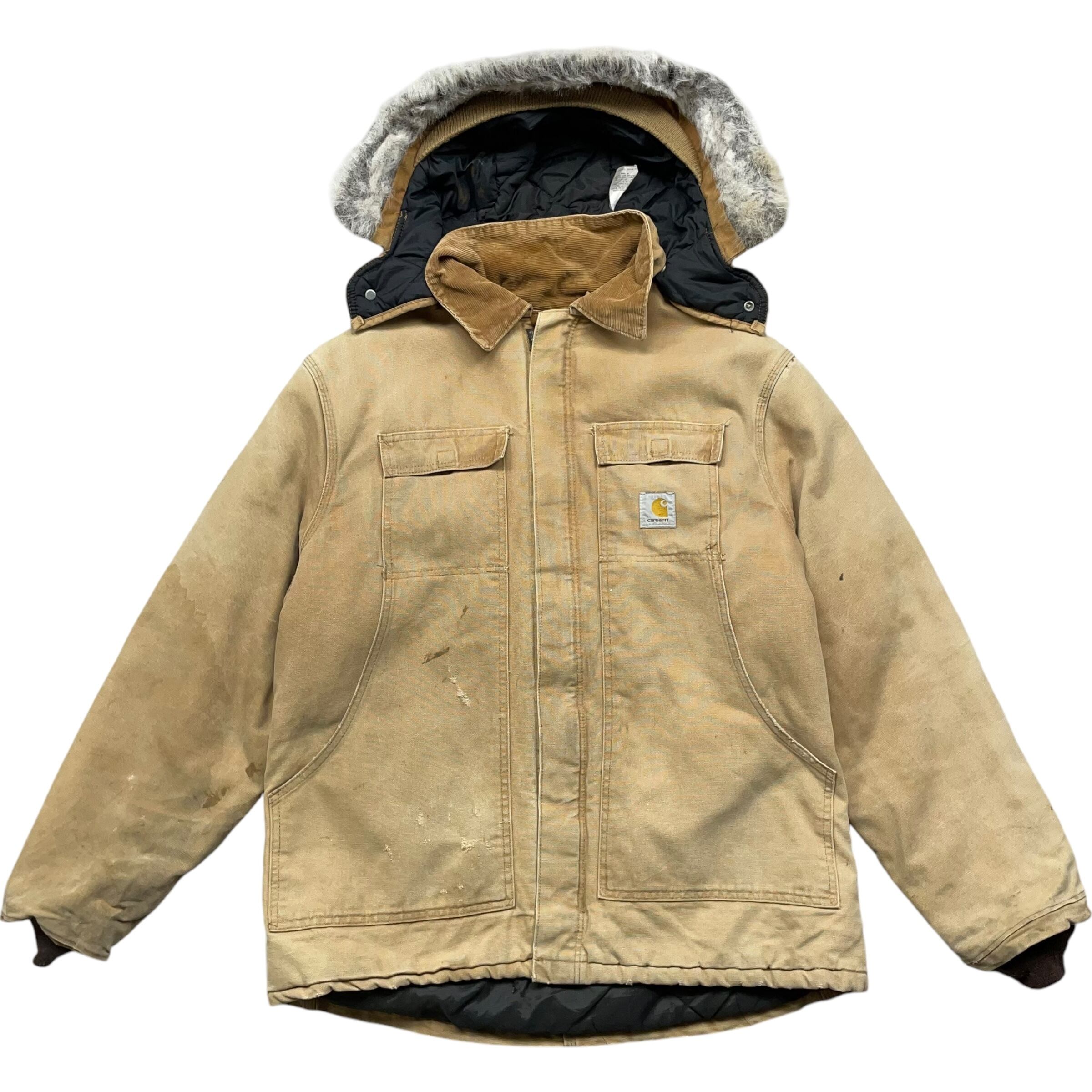 《XL》 Carhartt カーハート フード取り外し可能 トラディショナルコート トラディショナルジャケット ダックジャケット フード ブラウン 80年代〜 no.4746