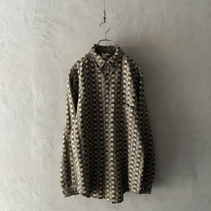 -THE TERRITORY AHEAD- box check cotton B/D shirt