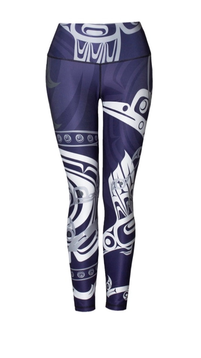 Hummingbird Purple Legging