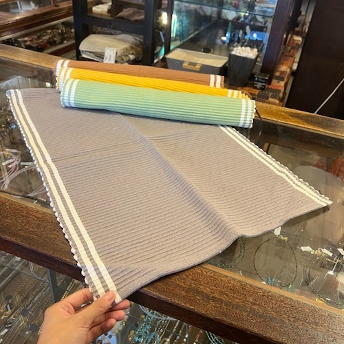Striped floor mats　4Color　ライン柄フロアマット　4色　マット　フロアマット　カジュアル