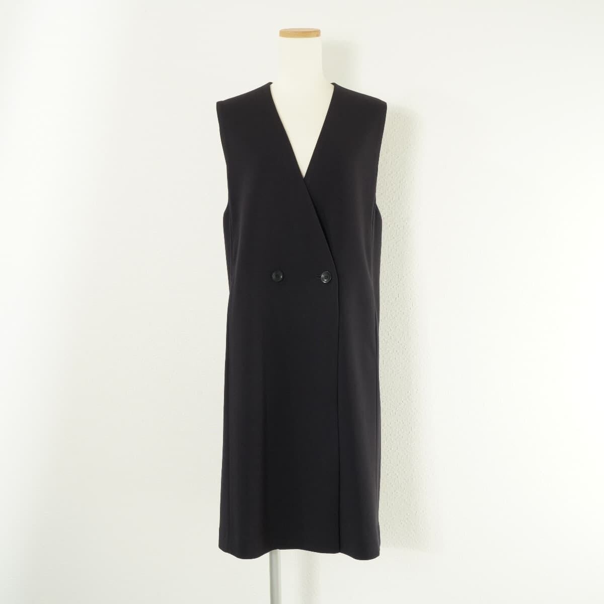 WAVE COLLAR ANGULAR VEST ロングベスト アメリ（Ameri（アメリ）の  