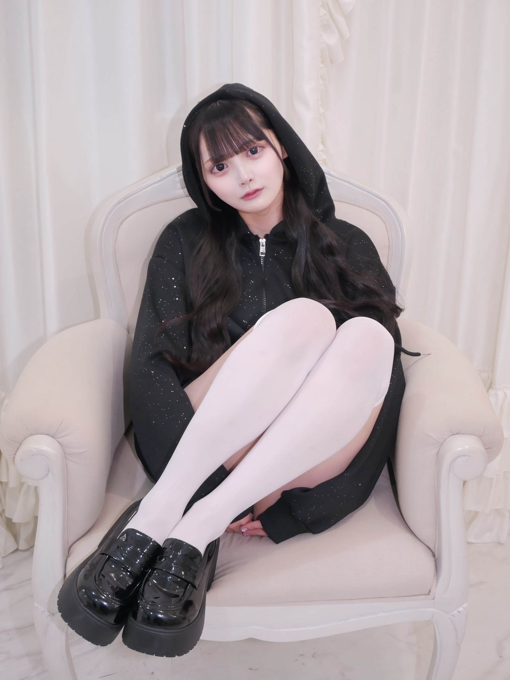 sparkle zip up hoodie