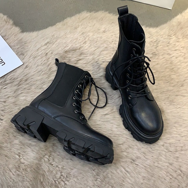 ブーツサマーレッドスタイルスタンダード レトロ 靴 シューズ 夏物 フェイクシューズ41744754284