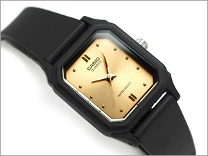 CASIO カシオ チプカシ 腕時計 BASIC ベーシック LQ-142E-9A ゴールド×ブラック レディース
