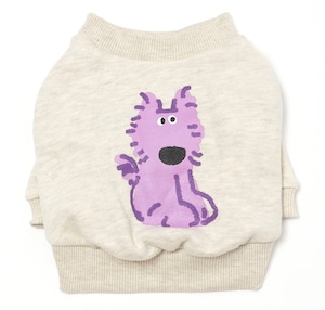 SM/即納【noonoosoom】noonoo buddy sweat shirt《Purple》