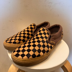VANS CHECK SLIPON SNEAKER ハラコ