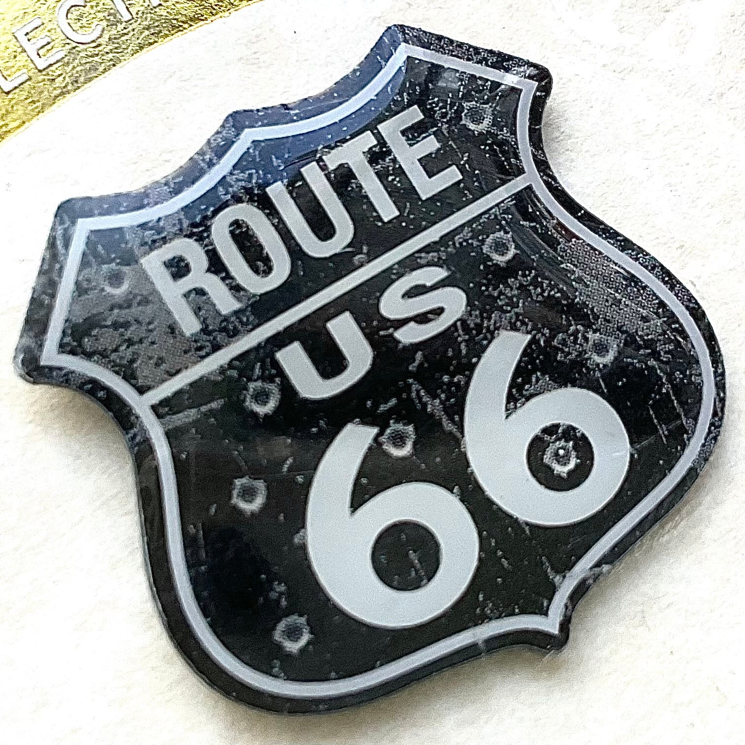 ｱﾒﾘｶﾝ雑貨＜ｱｸｾｻﾘｰ ☆アメリカ直輸入☆ルート66スーベニアピンバッジ