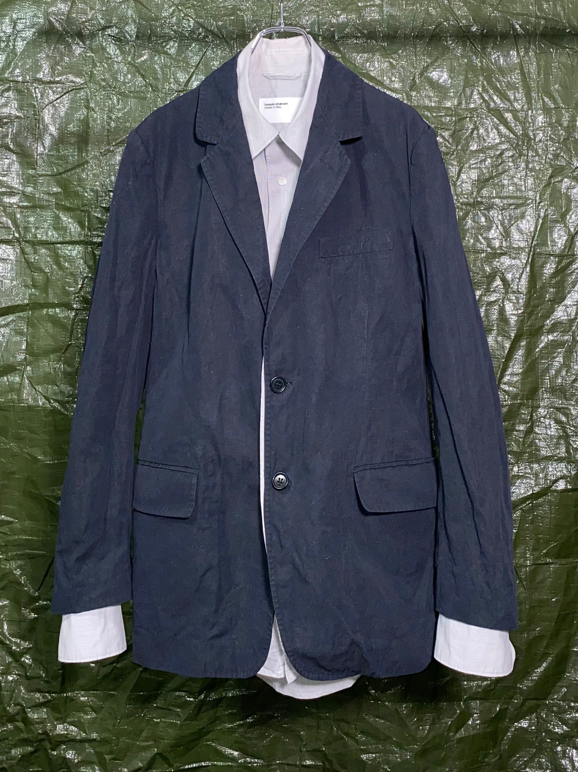 AW2003 HUSSEIN CHALAYAN LAYERED TAILORED JACKET | ZSC