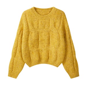 cable-knit loose knit　J00432