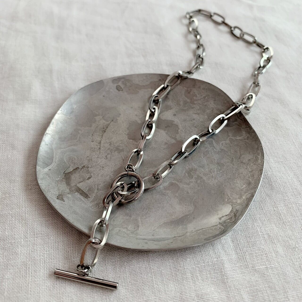 【SELECT】サージカルステンレスOval Chain Necklace