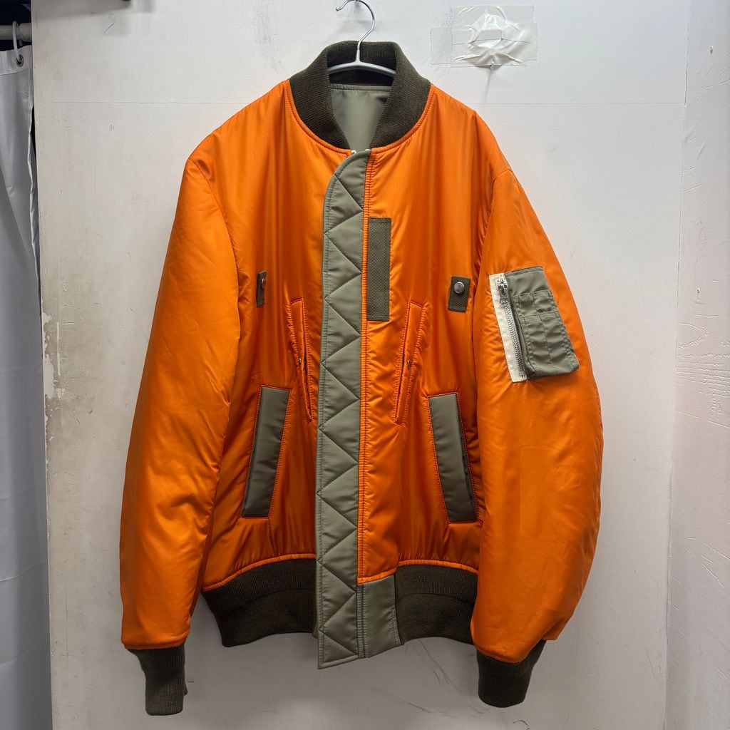 sacai サカイ 24AW Reversible Bomber Jacket リバーシブルジャケット