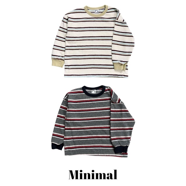 【即納】MINIMAL / [junior size]Eve color matching ST T-shirt