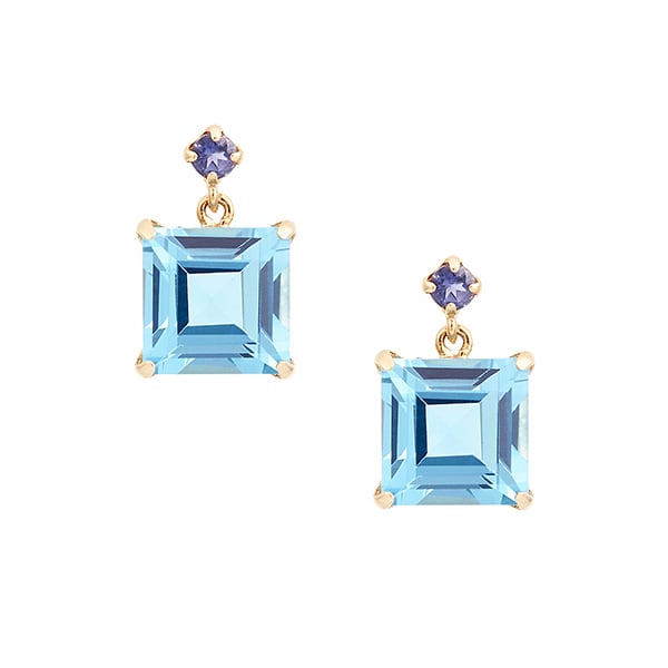 K10YGブルートパーズピアス 050301020164 | TODAY's DIAMONDS TSUTSUMI