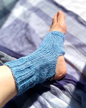 アンクルウォーマー《キッズ》　クラフトブルー　My Kinda Body　