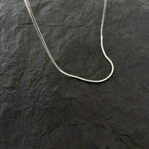 シンプルスネークボーンチェーンネックレス　MT0510001