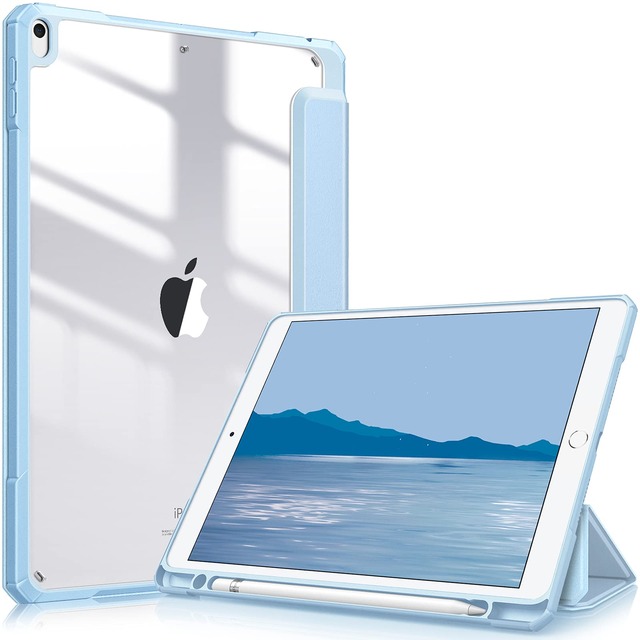 Fintie iPad Air 2019用ケース iPad Air3 / Pro 2017 10.5インチ用透明バックカバー(スカイブルー)