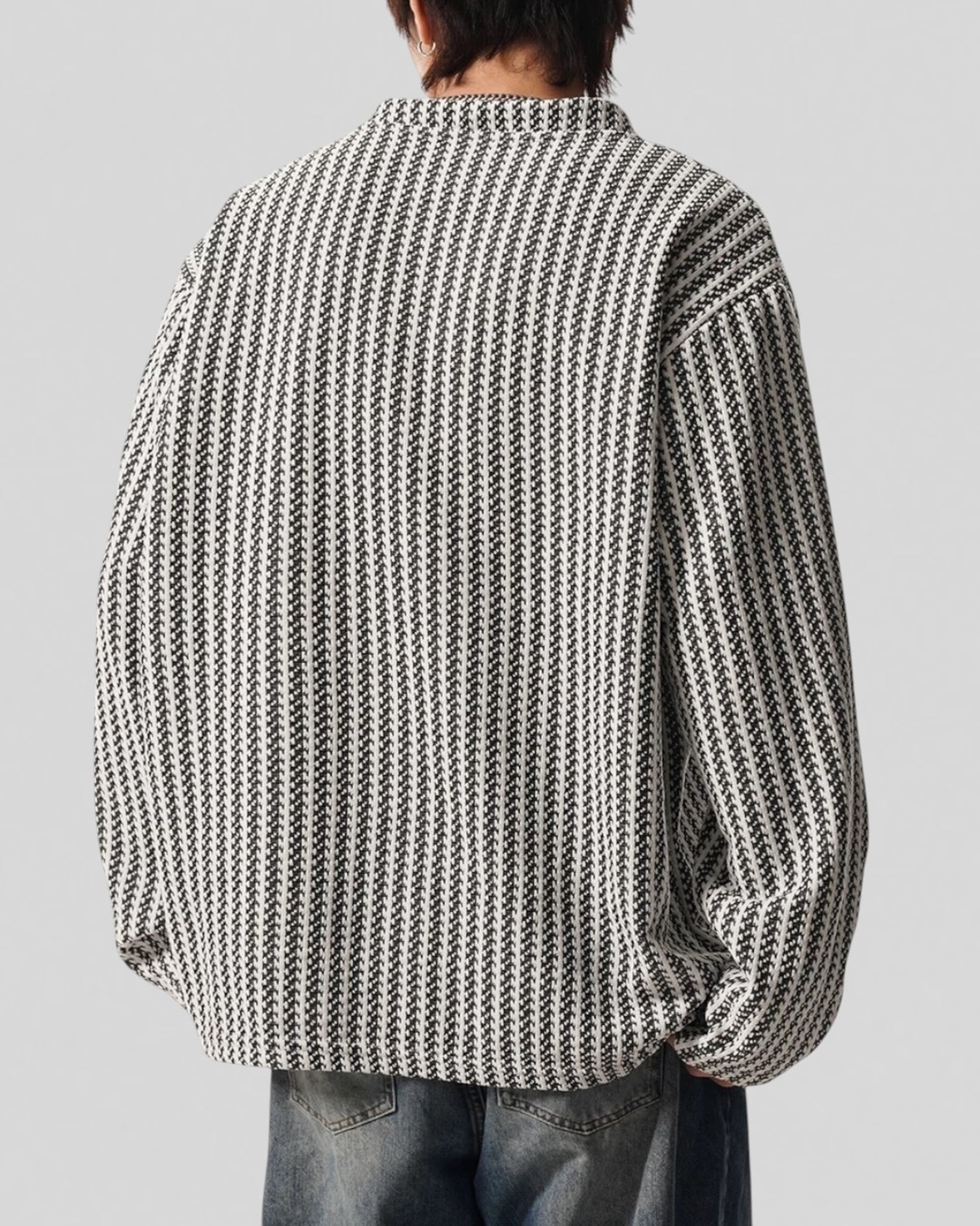 Stripe Weave Shirt（15％/70％/100％）