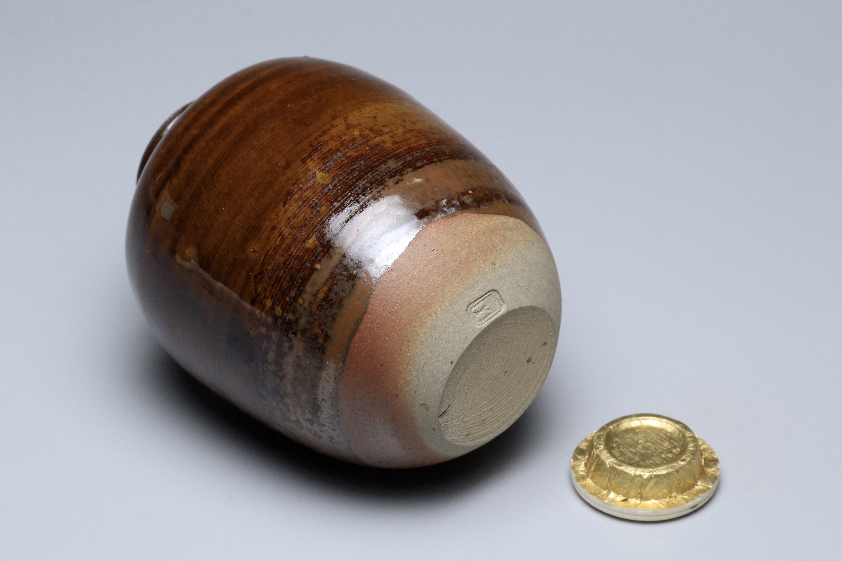 高取静山 十一代 茶入 共箱 茶入れ 古美術品 骨董品 | 正一 古美術