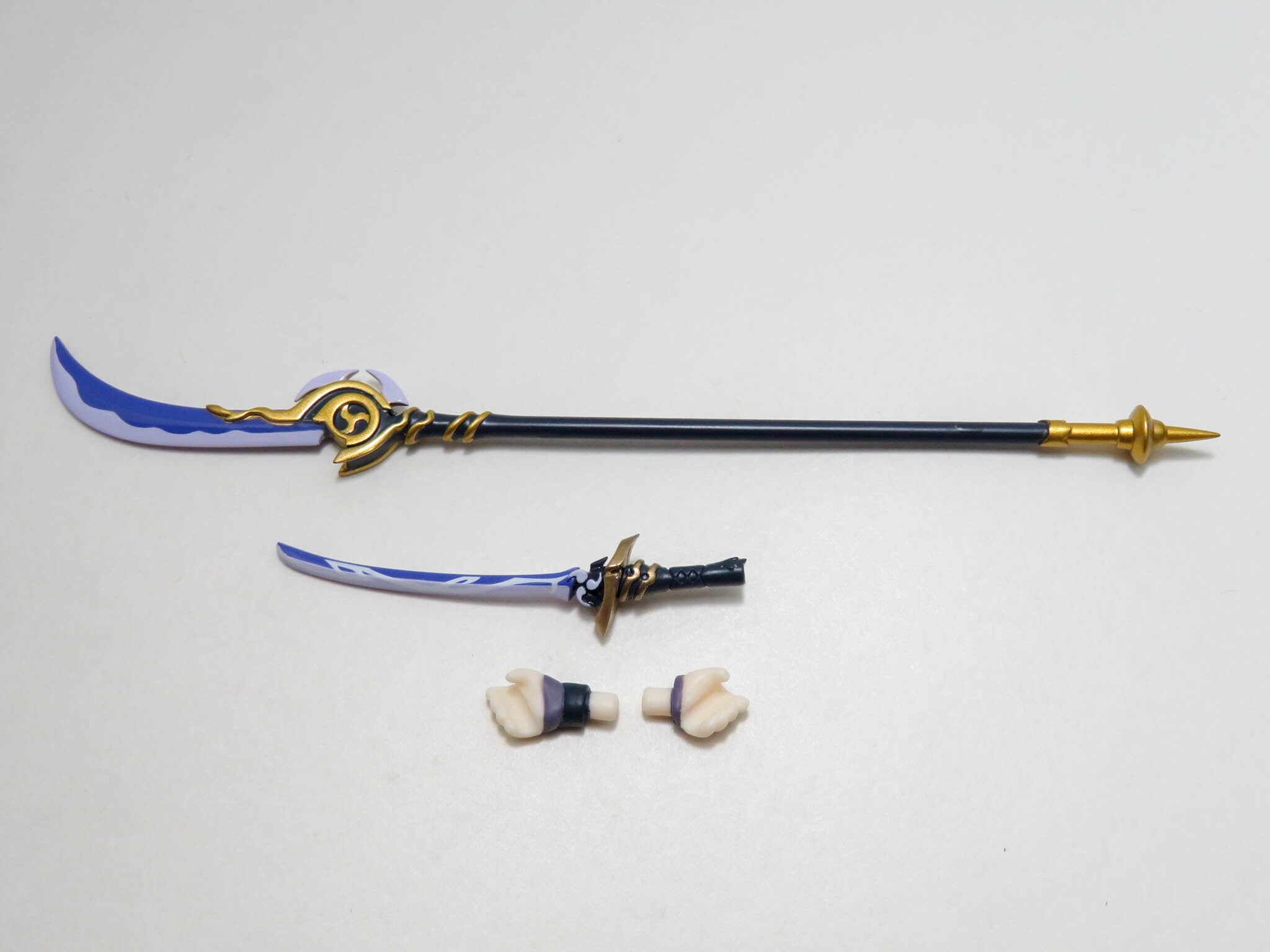 再入荷【2660】 雷電将軍 小物パーツ 薙刀と刀 ねんどろいど