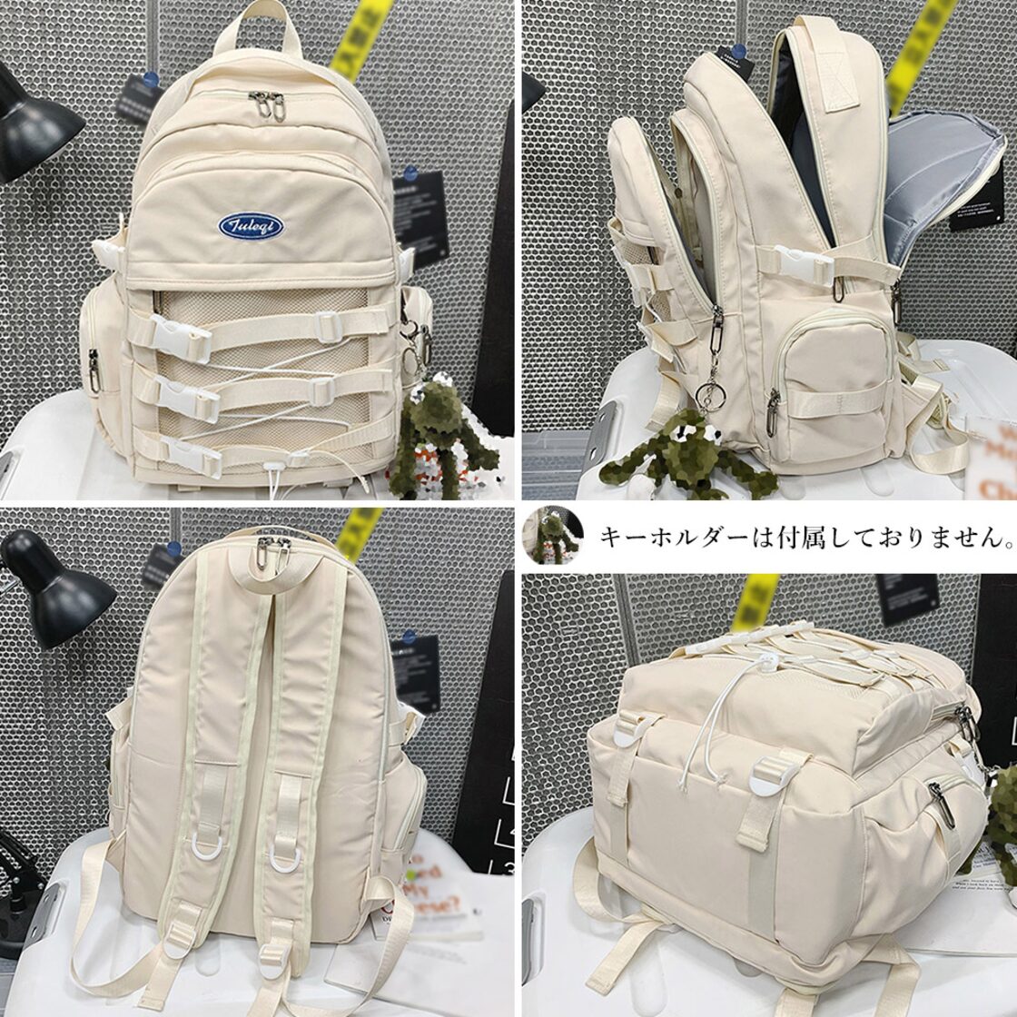 大容量 リュックサック男女兼用デイパック（コンプレッション 