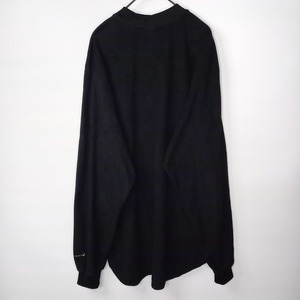 90s　ナイキ　フリーストレーナー　裏起毛　刺繍ロゴ　スウォッシュ　黒　L