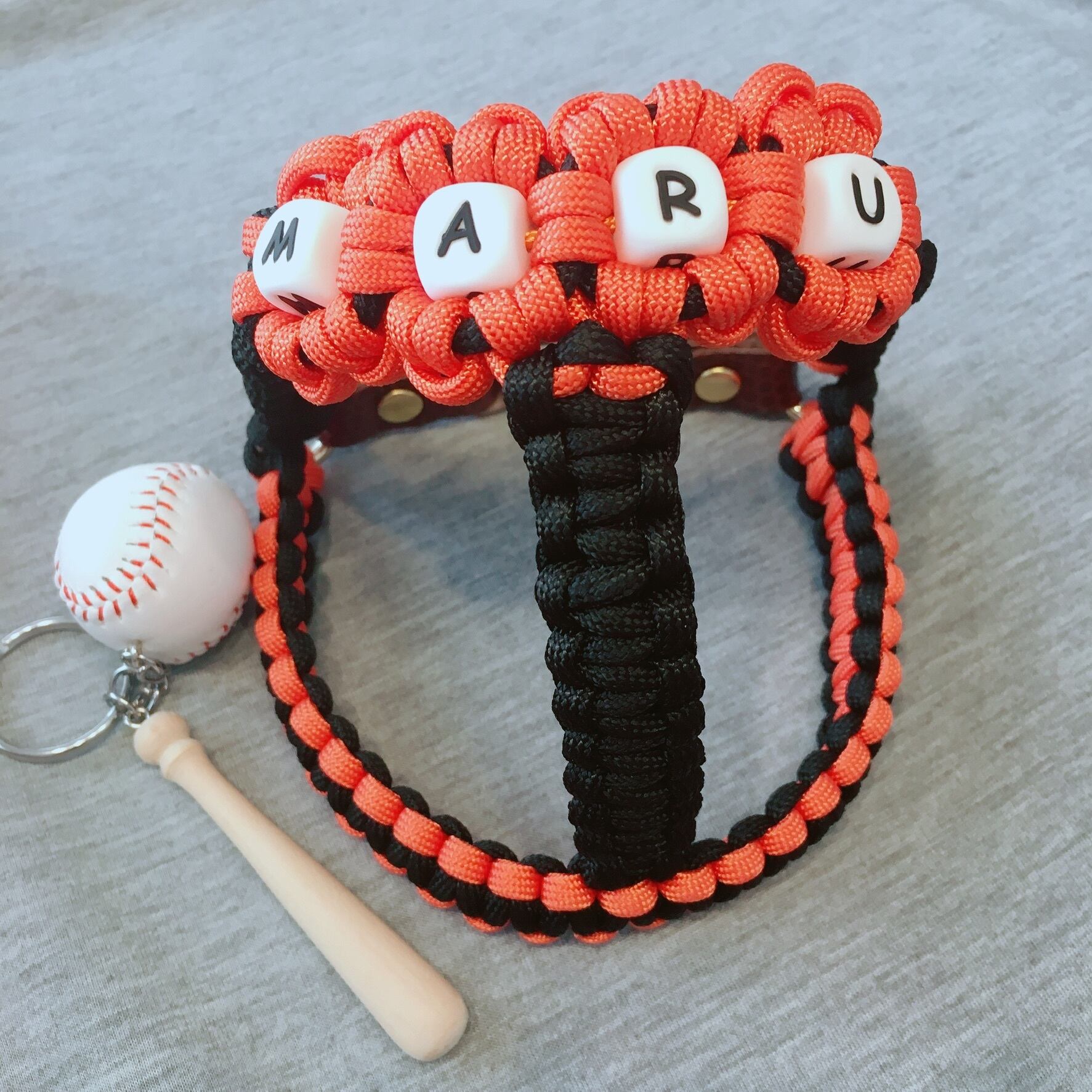 L【フラワーハーネス】名入れパラコードハーネス♡SWINY by wantasista