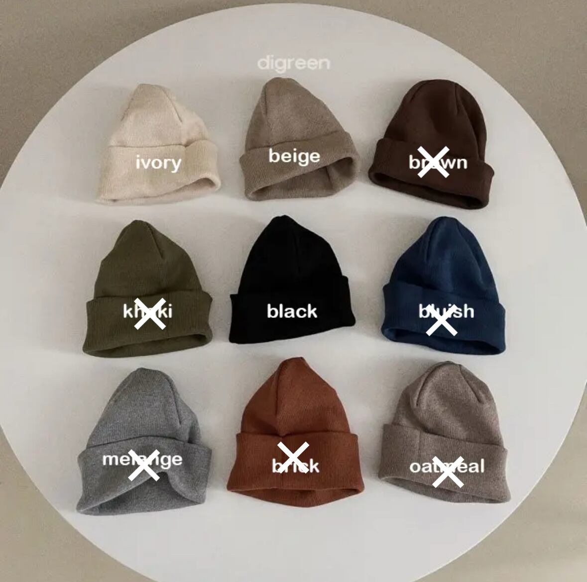 no.164 digreen beanie