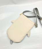 スマホポシェット　ミニショルダー　ジンベエザメ｜とりさん工房ーかわいいハンドメイドポーチ